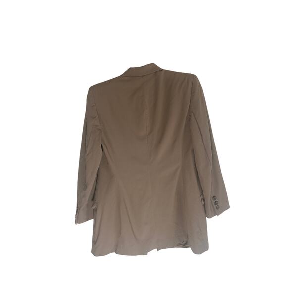 Piazza Sempione Women's Wool Blend Blazer IT 42 Beige Double-Breasted Jacket - Picture 12 of 12